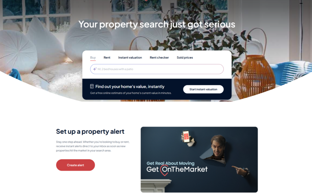 How to use OnTheMarket’s tools to conduct the best property search 